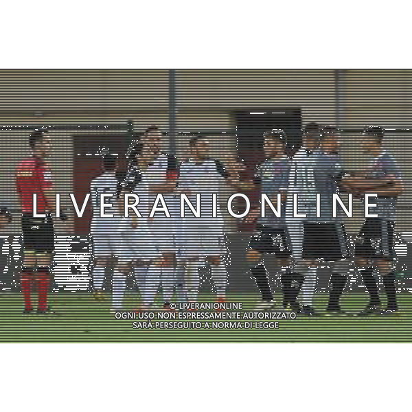 Alessandria 05.07.2020 Stadio Giuseppe Moccagatta Alessandria vs Robur Siena Playoff Serie C 2019/2020 ©Falzone/Agenzia Aldo Liverani Nella foto: discussione fra giocatori