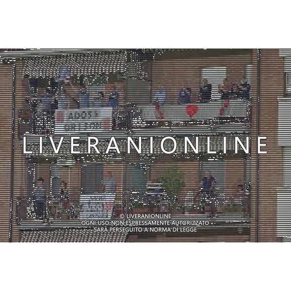 05.07.2020 Alessandria Stadio Moccagatta ©Falzone/Agenzia Aldo Liverani 2° Turno Playoff Alessandria vs Robur Siena 2019-2020 Nella foto : tifosi alessandria