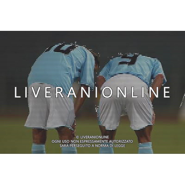 Lazio - Marsiglia semifinale andata intertoto 27/07/2005 nella foto cesar e paolo di canio ph gianni nucci/agenzia aldo liverani