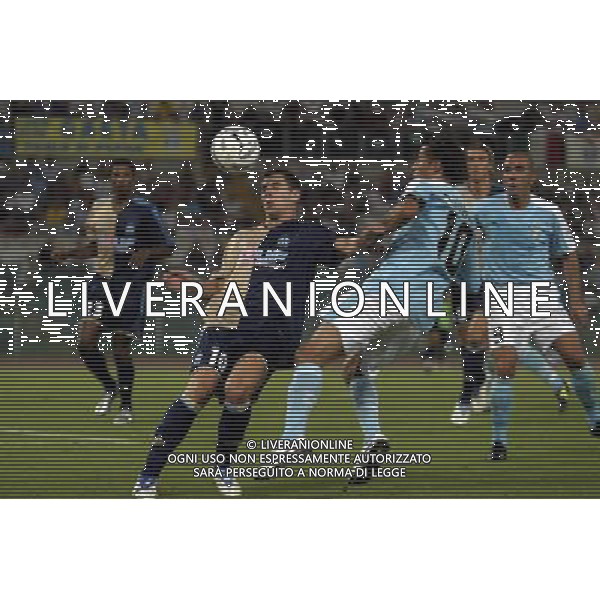 Lazio - Marsiglia semifinale andata intertoto 27/07/2005 nella foto contreras e cesar ph gianni nucci/agenzia aldo liverani