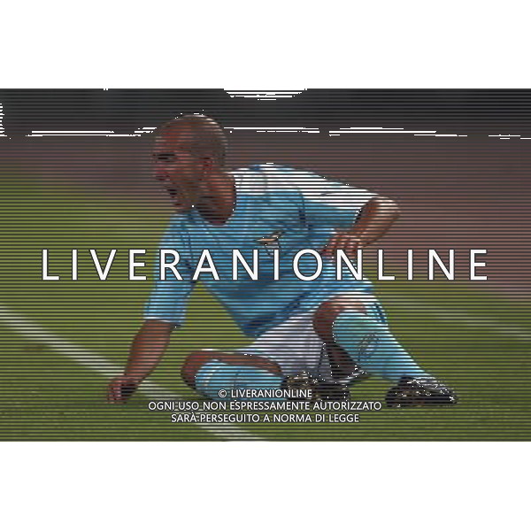 Lazio - Marsiglia semifinale andata intertoto 27/07/2005 nella foto paolo di canio ph gianni nucci/agenzia aldo liverani