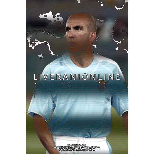Lazio - Marsiglia semifinale andata intertoto 27/07/2005 nella foto paolo di canio ph gianni nucci/agenzia aldo liverani