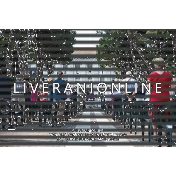 Cronaca Dalmine, Dalmine, Italia, 06 luglio 2020 Celebrazione Eucaristica nel giorno del 76° Anniversario del Bombardamento della Dalmine Nella foto: Celebrazione Eucaristica AG ALDO LIVERANI -LM MEDIA-FOTO SILVIA COLOMBO