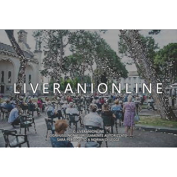 Cronaca Dalmine, Dalmine, Italia, 06 luglio 2020 Celebrazione Eucaristica nel giorno del 76° Anniversario del Bombardamento della Dalmine Nella foto: Celebrazione Eucaristica AG ALDO LIVERANI -LM MEDIA-FOTO SILVIA COLOMBO