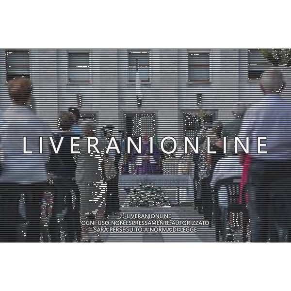 Cronaca Dalmine, Dalmine, Italia, 06 luglio 2020 Celebrazione Eucaristica nel giorno del 76° Anniversario del Bombardamento della Dalmine Nella foto: Celebrazione Eucaristica AG ALDO LIVERANI -LM MEDIA-FOTO SILVIA COLOMBO