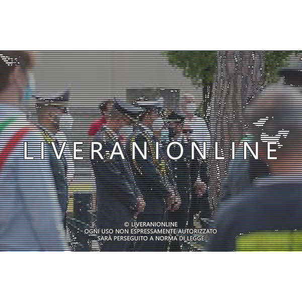 Cronaca Dalmine, Dalmine, Italia, 06 luglio 2020 Celebrazione Eucaristica nel giorno del 76° Anniversario del Bombardamento della Dalmine Nella foto: Forze dell\'Ordine presenti alla Celebrazione Eucaristica AG ALDO LIVERANI -LM MEDIA-FOTO SILVIA COLOMBO