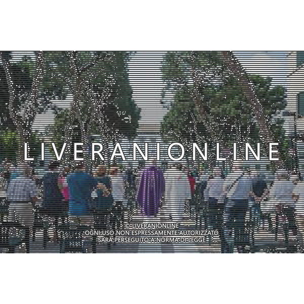 Cronaca Dalmine, Dalmine, Italia, 06 luglio 2020 Celebrazione Eucaristica nel giorno del 76° Anniversario del Bombardamento della Dalmine Nella foto: Celebrazione Eucaristica AG ALDO LIVERANI -LM MEDIA-FOTO SILVIA COLOMBO