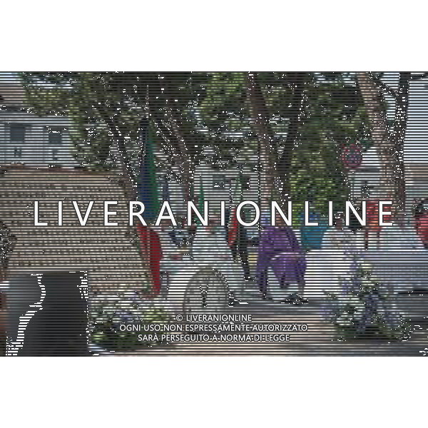 Cronaca Dalmine, Dalmine, Italia, 06 luglio 2020 Celebrazione Eucaristica nel giorno del 76° Anniversario del Bombardamento della Dalmine Nella foto: Celebrazione Eucaristica AG ALDO LIVERANI -LM MEDIA-FOTO SILVIA COLOMBO