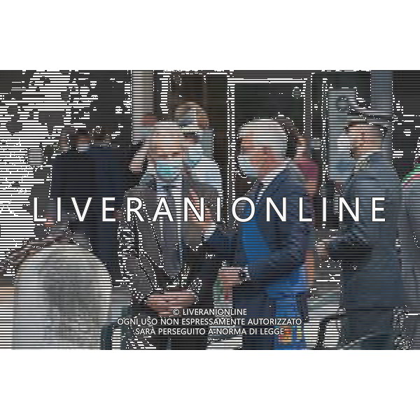 Cronaca Dalmine, Dalmine, Italia, 06 luglio 2020 Celebrazione Eucaristica nel giorno del 76° Anniversario del Bombardamento della Dalmine Nella foto: Questore di Bergamo, Maurizio Auriemma AG ALDO LIVERANI -LM MEDIA-FOTO SILVIA COLOMBO