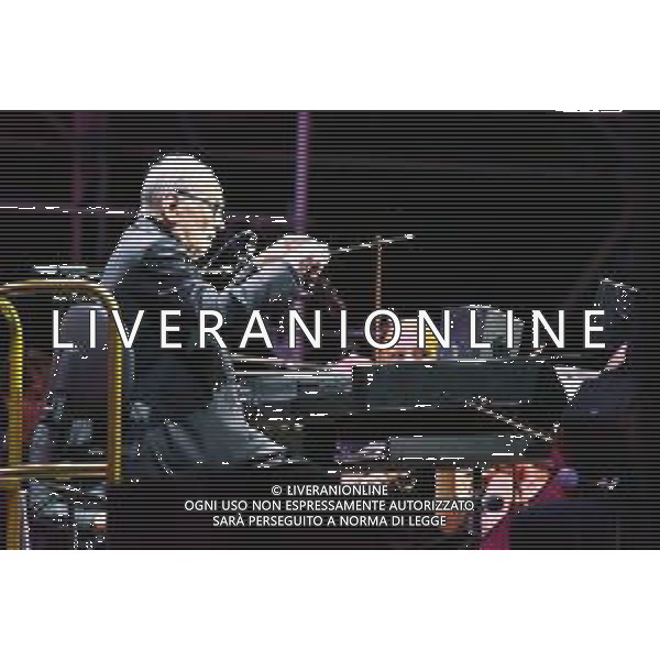 Cultura Palazzo Te , Mantova, Italia, 28 giugno 2019 Ennio Morricone in concerto Nella foto: Ennio Morricone sul palco durante il concerto di Mantova ©Alessio Tarpini - Alessio Marini / AGENZIA ALDO LIVERANI SAS