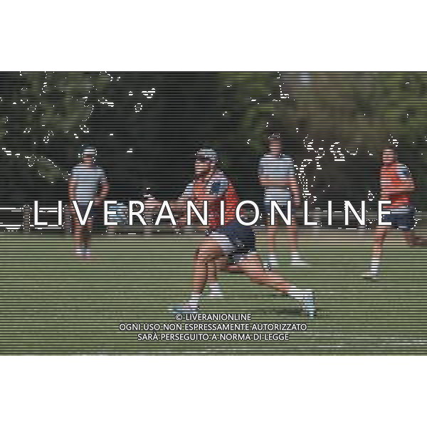 parma, Italy, 07 July 2020 Italy Rugby Team training Photo showing: Federico Mori passes the ball ©Massimiliano Carnabuci - Alessio Marini - Alessio Marini / AGENZIA ALDO LIVERANI SAS
