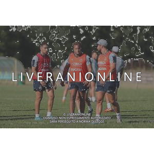 parma, Italy, 07 July 2020 Italy Rugby Team training Photo showing: Gianmarco Lucchesi, Jacopo Trulla e Federico Mori during the training session ©Massimiliano Carnabuci - Alessio Marini - Alessio Marini / AGENZIA ALDO LIVERANI SAS