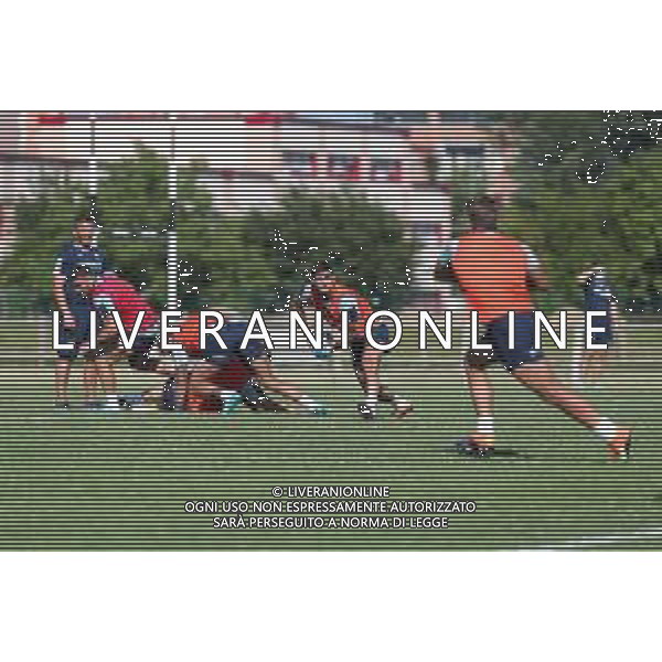 parma, Italy, 07 July 2020 Italy Rugby Team training Photo showing: Zebre‚Äôs permit scrum half Alessandro Fusco ©Massimiliano Carnabuci - Alessio Marini - Alessio Marini / AGENZIA ALDO LIVERANI SAS