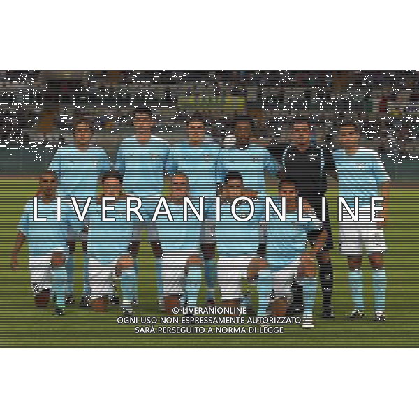 Lazio - Marsiglia semifinale andata intertoto 27/07/2005 nella foto la formazione della lazio 2005/06 ph gianni nucci/agenzia aldo liverani