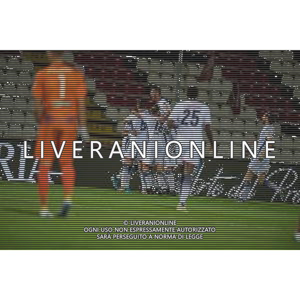 Campionato di Calcio Serie B 2019/2020 Cittadella (PD), Italia, 10 luglio 2020 Cittadella vs Crotone Nella foto: FC Crotone esulta per il goal FOTO ALESSIO MARINI-LM MEDIA -AG ALDO LIVERANI SAS