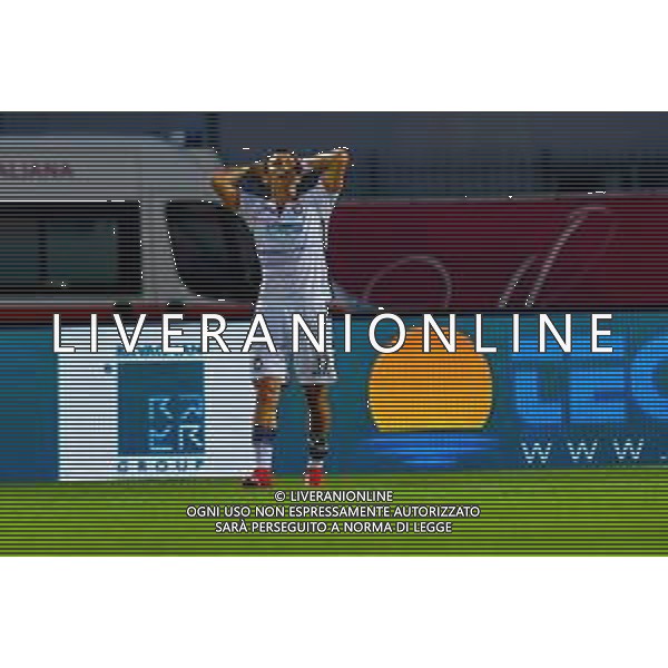 Campionato di Calcio Serie B 2019/2020 Cittadella (PD), Italia, 10 luglio 2020 Cittadella vs Crotone Nella foto: delusione Salvatore Molina (FC Crotone) FOTO ALESSIO MARINI-LM MEDIA -AG ALDO LIVERANI SAS