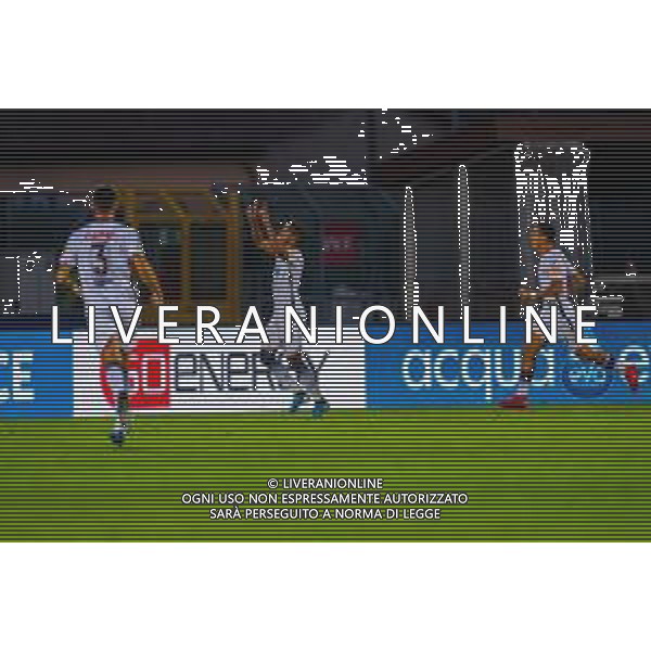 Campionato di Calcio Serie B 2019/2020 Cittadella (PD), Italia, 10 luglio 2020 Cittadella vs Crotone Nella foto: Junior Messias (FC Crotone) festeggia il goal FOTO ALESSIO MARINI-LM MEDIA -AG ALDO LIVERANI SAS