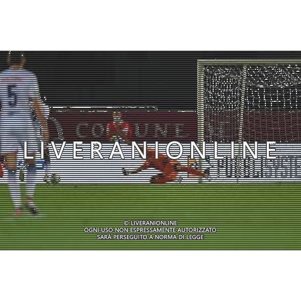 Campionato di Calcio Serie B 2019/2020 Cittadella (PD), Italia, 10 luglio 2020 Cittadella vs Crotone Nella foto: goal di Simy (FC Crotone) FOTO ALESSIO MARINI-LM MEDIA -AG ALDO LIVERANI SAS