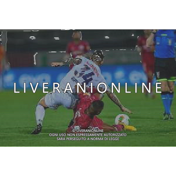 Campionato di Calcio Serie B 2019/2020 Cittadella (PD), Italia, 10 luglio 2020 Cittadella vs Crotone Nella foto: fallo di Luca Marrone (FC Crotone) FOTO ALESSIO MARINI-LM MEDIA -AG ALDO LIVERANI SAS