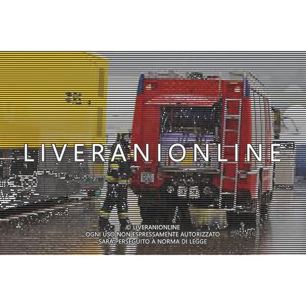 Paddock atmosphere - firemen on hand to pump rain water from the paddock. 11.07.2020. Formula 1 World Championship, Rd 2, Steiermark Grand Prix, Spielberg, Austria, Qualifying Day. / AGENZIA ALDO LIVERANI SAS - ITALY ONLY EDITORIAL USE ONLY