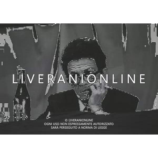 RETROSPETTIVA ENRICO BERLINGUER POLITICO NELLA FOTO ENRICO BERLINGUER NELL\'ANNO 1975 A ROMA AL CONGRESSO DEL PARTITO COMUNISTA ITALIANO AG ALDO LIVERANI SAS 