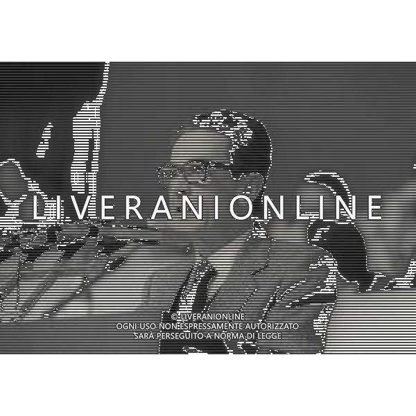 RETROSPETTIVA ENRICO BERLINGUER POLITICO NELLA FOTO ENRICO BERLINGUER AL CONGRESSO DEL PARTITO COMUNISTA ITALIANO A MILANO NELL\'ANNO 1983 AG ALDO LIVERANI SAS