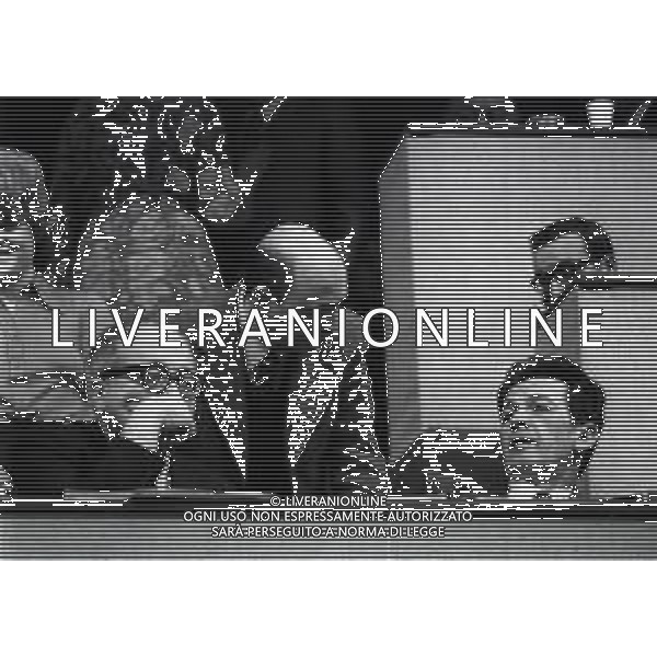 RETROSPETTIVA ENRICO BERLINGUER POLITICO NELLA FOTO ENRICO BERLINGUER NELL\'ANNO 1972 A ROMA AG ALDO LIVERANI SAS