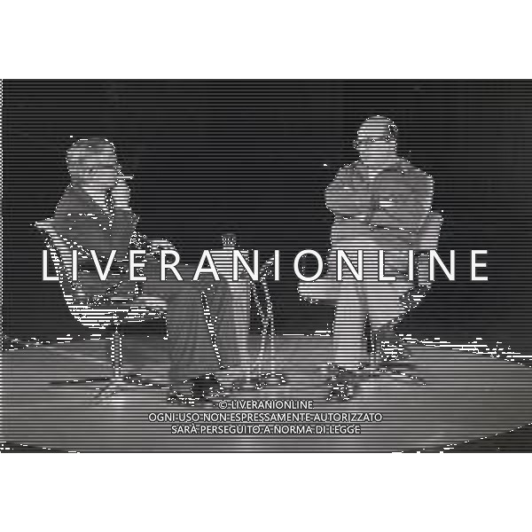 RETROSPETTIVA GASPARE BARBIELLINI AMIDEI GIORNALISTA NELLA FOTO GASPARE BARBIELLINI AMIDEI GIORNALISTA NELL\'ANNO 1979 CON BETTINO CRAXI AG ALDO LIVERANI SAS