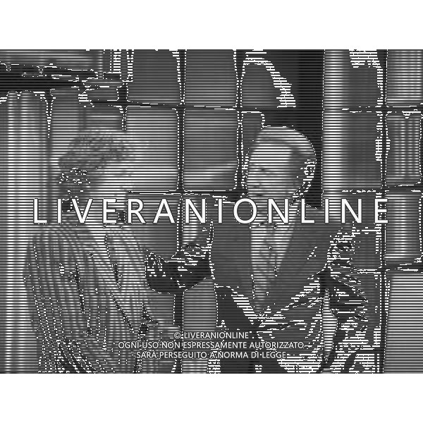 PENTATLON gioco televisivo a premi, trasmesso su Canale 5 nel 1987, condotto da Mike Bongiorno nella foto Fabrizio Barbazza Pilota automobilistico ©ARCHIVIO / AGENZIA ALDO LIVERANI SAS