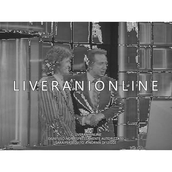 PENTATLON gioco televisivo a premi, trasmesso su Canale 5 nel 1987, condotto da Mike Bongiorno nella foto Fabrizio Barbazza Pilota automobilistico ©ARCHIVIO / AGENZIA ALDO LIVERANI SAS
