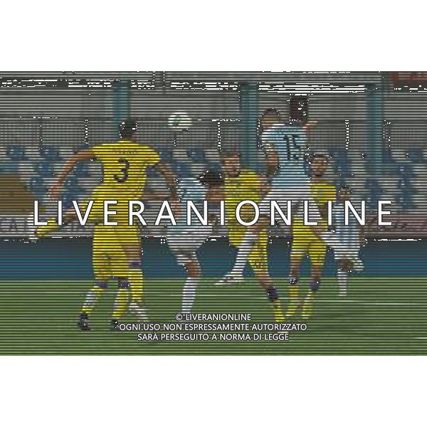 Campionato di Calcio Serie B 2019/2020 Chiavari (GE), Italia, 13 luglio 2020 Virtus Entella vs Pisa Nella foto: Il colpo di testa di Michele Pellizzer (Entella) che vale l\'1-1 finale FOTO GABRIELE MASOTTI-AG LMMEDIA-AG ALDO LIVERANI SAS