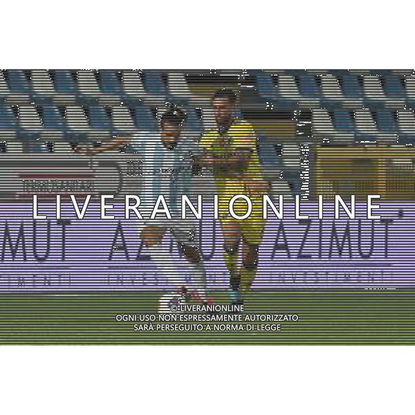 Campionato di Calcio Serie B 2019/2020 Chiavari (GE), Italia, 13 luglio 2020 Virtus Entella vs Pisa Nella foto: Alejandro Rodriguez (Entella) e Antonio Caracciolo (Pisa) FOTO GABRIELE MASOTTI-AG LMMEDIA-AG ALDO LIVERANI SAS