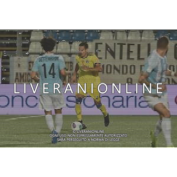 Campionato di Calcio Serie B 2019/2020 Chiavari (GE), Italia, 13 luglio 2020 Virtus Entella vs Pisa Nella foto: Gianmarco Ingrosso (Pisa) affrontato da Andrea Settembrini (Entella) ©Gabriele Masotti - Alessio Marini / AGENZIA ALDO LIVERANI SAS