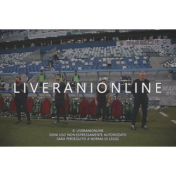 MASSIMILIANO ALVINI ALLENATORE DELLA REGGIANA , REGGIO AUDACE CAMPIONATO CALCIO SERIE C LEGA PRO 2019/2020 ©SANTANDREA / AGENZIA ALDO LIVERANI SAS