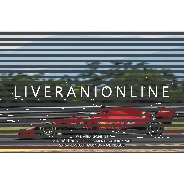 Sebastian Vettel (GER) Ferrari SF1000. 17.07.2020. Formula 1 World Championship, Rd 3, Hungarian Grand Prix, Budapest, Hungary, Practice Day. / AGENZIA ALDO LIVERANI SAS - ITALY ONLY EDITORIAL USE ONLY