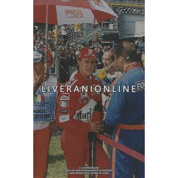 RETROSPETTIVA MICHAEL SCHUMACHER PILOTA F1 NELLA FOTO MICHAEL SCHUMACHER NELL\'ANNO 2000 AG ALDO LIVERANI SAS
