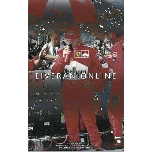 RETROSPETTIVA MICHAEL SCHUMACHER PILOTA F1 NELLA FOTO MICHAEL SCHUMACHER NELL\'ANNO 2000 AG ALDO LIVERANI SAS