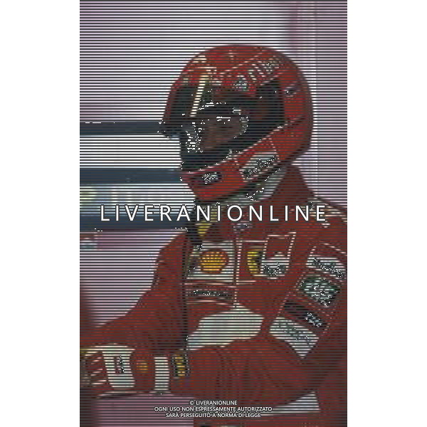 RETROSPETTIVA MICHAEL SCHUMACHER PILOTA F1 NELLA FOTO MICHAEL SCHUMACHER NELL\'ANNO 2000 AL 71 GP DI MONZA F1 AG ALDO LIVERANI SAS