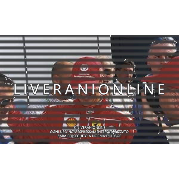 RETROSPETTIVA MICHAEL SCHUMACHER PILOTA F1 NELLA FOTO MICHAEL SCHUMACHER NELL\'ANNO 2000 AL 71 GP DI MONZA F1 AG ALDO LIVERANI SAS