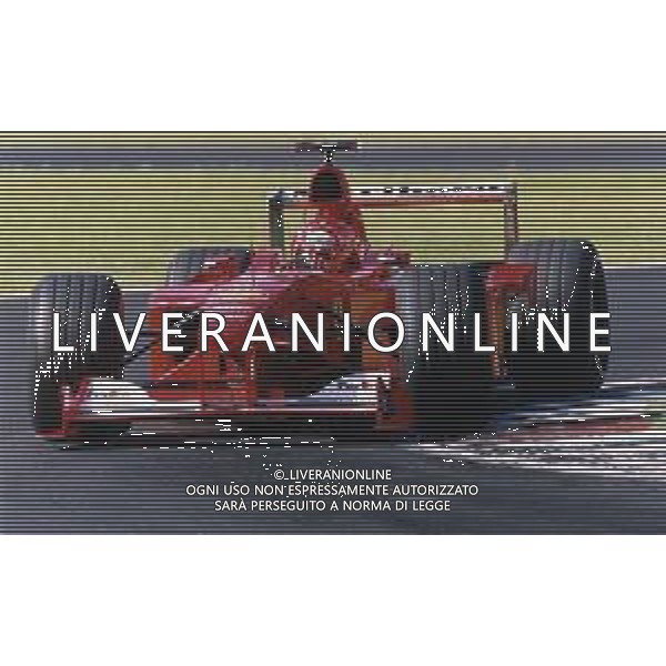 RETROSPETTIVA MICHAEL SCHUMACHER PILOTA F1 NELLA FOTO MICHAEL SCHUMACHER NELL\'ANNO 2000 AL 71 GP DI MONZA F1 AG ALDO LIVERANI SAS