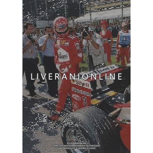 RETROSPETTIVA MICHAEL SCHUMACHER PILOTA F1 NELLA FOTO MICHAEL SCHUMACHER NELL\'ANNO 2000 AG ALDO LIVERANI SAS