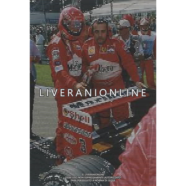 RETROSPETTIVA MICHAEL SCHUMACHER PILOTA F1 NELLA FOTO MICHAEL SCHUMACHER NELL\'ANNO 2000 AG ALDO LIVERANI SAS
