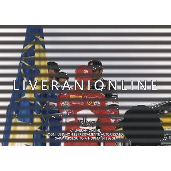 RETROSPETTIVA MICHAEL SCHUMACHER PILOTA F1 NELLA FOTO MICHAEL SCHUMACHER NELL\'ANNO 2000 AG ALDO LIVERANI SAS