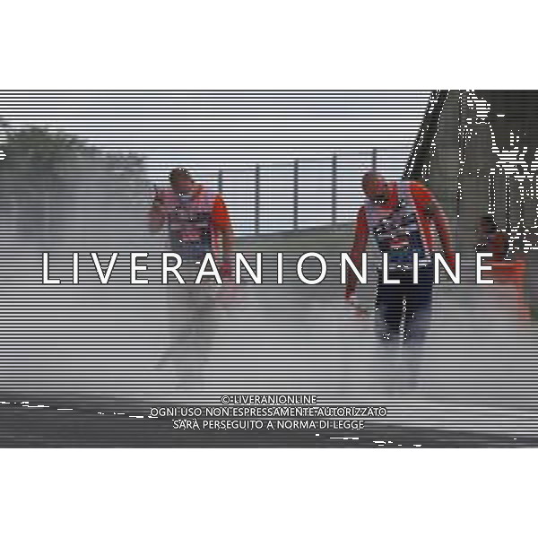 An oil spill is dealt with by marshals during the stopped F3 race. 18.07.2020. Formula 1 World Championship, Rd 3, Hungarian Grand Prix, Budapest, Hungary, Qualifying Day. / AGENZIA ALDO LIVERANI SAS - ITALY ONLY EDITORIAL USE ONLY
