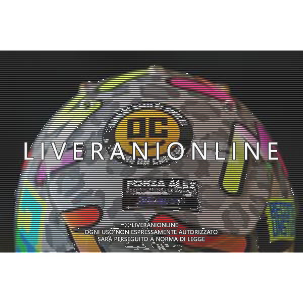 Daniel Ricciardo (AUS) Renault F1 Team - message of support for Alex Zanardi (ITA) on helmet. 18.07.2020. Formula 1 World Championship, Rd 3, Hungarian Grand Prix, Budapest, Hungary, Qualifying Day. / AGENZIA ALDO LIVERANI SAS - ITALY ONLY EDITORIAL USE ONLY