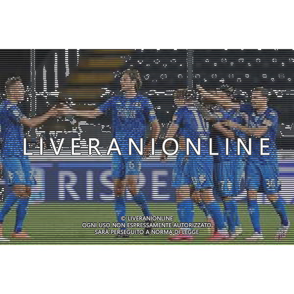 Campionato di Calcio Serie B 2019/2020 Empoli, Italia, 17 luglio 2020 Empoli vs Virtus Entella Nella foto: Esultanza Empoli ©Lisa Guglielmi - Alessio Marini / AGENZIA ALDO LIVERANI SAS
