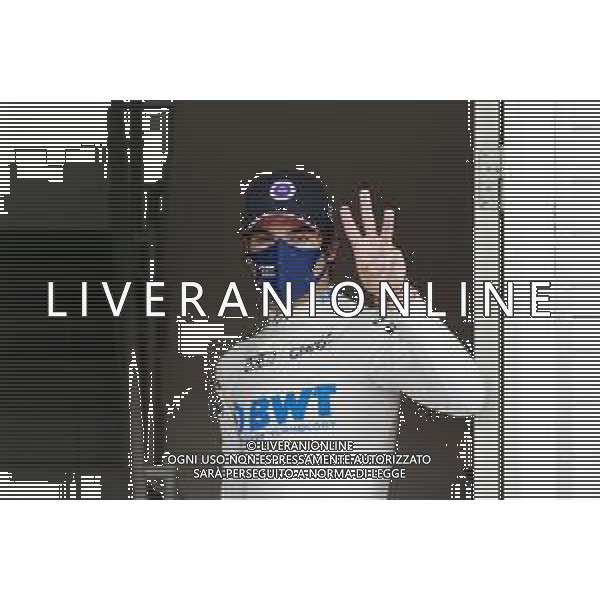 Lance Stroll (CDN) Racing Point F1 Team celebrates his third position in qualifying parc ferme. 18.07.2020. Formula 1 World Championship, Rd 3, Hungarian Grand Prix, Budapest, Hungary, Qualifying Day. - www.xpbimages.com, EMail: requests@xpbimages.com - copy of publication required for printed pictures. Every used picture is fee-liable. © Copyright: FIA Pool Image for Editorial Use Only / AGENZIA ALDO LIVERANI SAS - ITALY ONLY EDITORIAL USE ONLY
