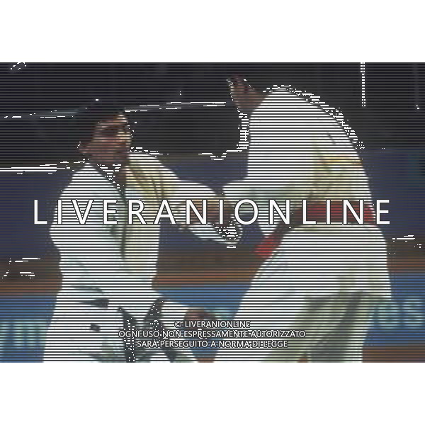 RETROSPETTIVA EZIO GAMBA JUDOKA ITALIA NELLA FOTO EZIO GAMBA ALLE OLIMPIADI DI MOSCA NELL\'ANNO 1980 AG ALDO LIVERANI SAS