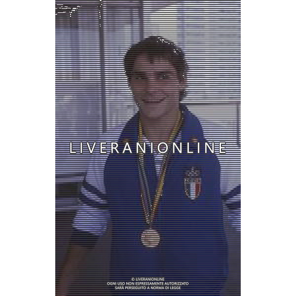 RETROSPETTIVA EZIO GAMBA JUDOKA ITALIA NELLA FOTO EZIO GAMBA ALLE OLIMPIADI DI MOSCA NELL\'ANNO 1980 AG ALDO LIVERANI SAS