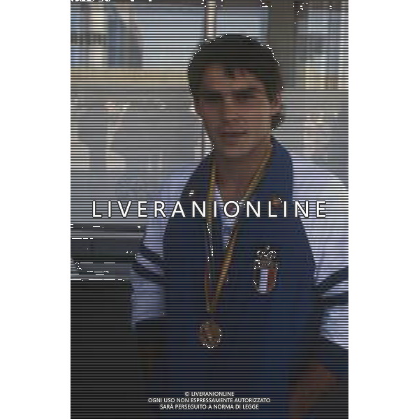 RETROSPETTIVA EZIO GAMBA JUDOKA ITALIA NELLA FOTO EZIO GAMBA ALLE OLIMPIADI DI MOSCA NELL\'ANNO 1980 AG ALDO LIVERANI SAS